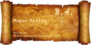 Magos Attila névjegykártya